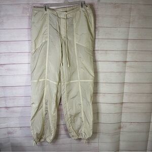 Wild Fable Mid-Rise Wide Leg Drawstring Parachute Pants Size Medium
